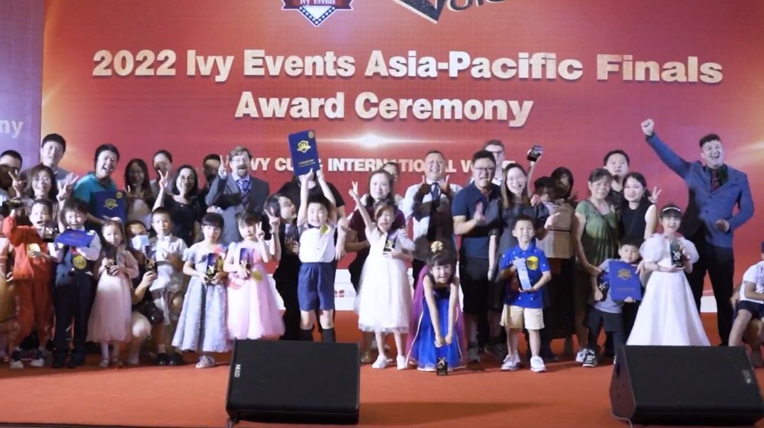 Award Ceremony of 2022  IVY Events Asia-Pacific Finals