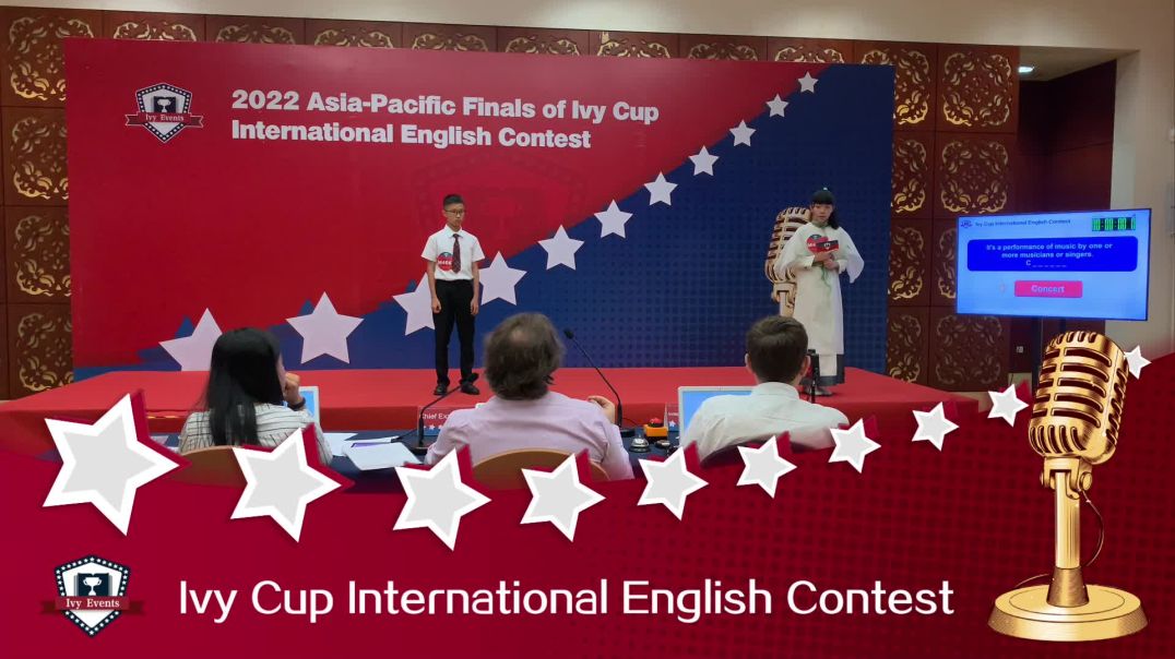 2022 IVY CUP Asia-Pacific Finals Excellent Entry of Middle School Group-Part Ⅱ Convince Me-黄婧萱